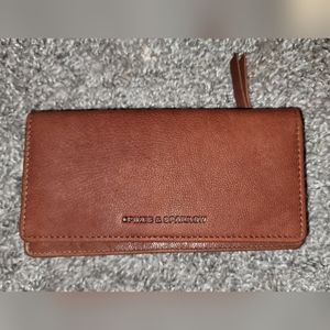 Soft Leather Wallet Spikes and Sparrow Brand